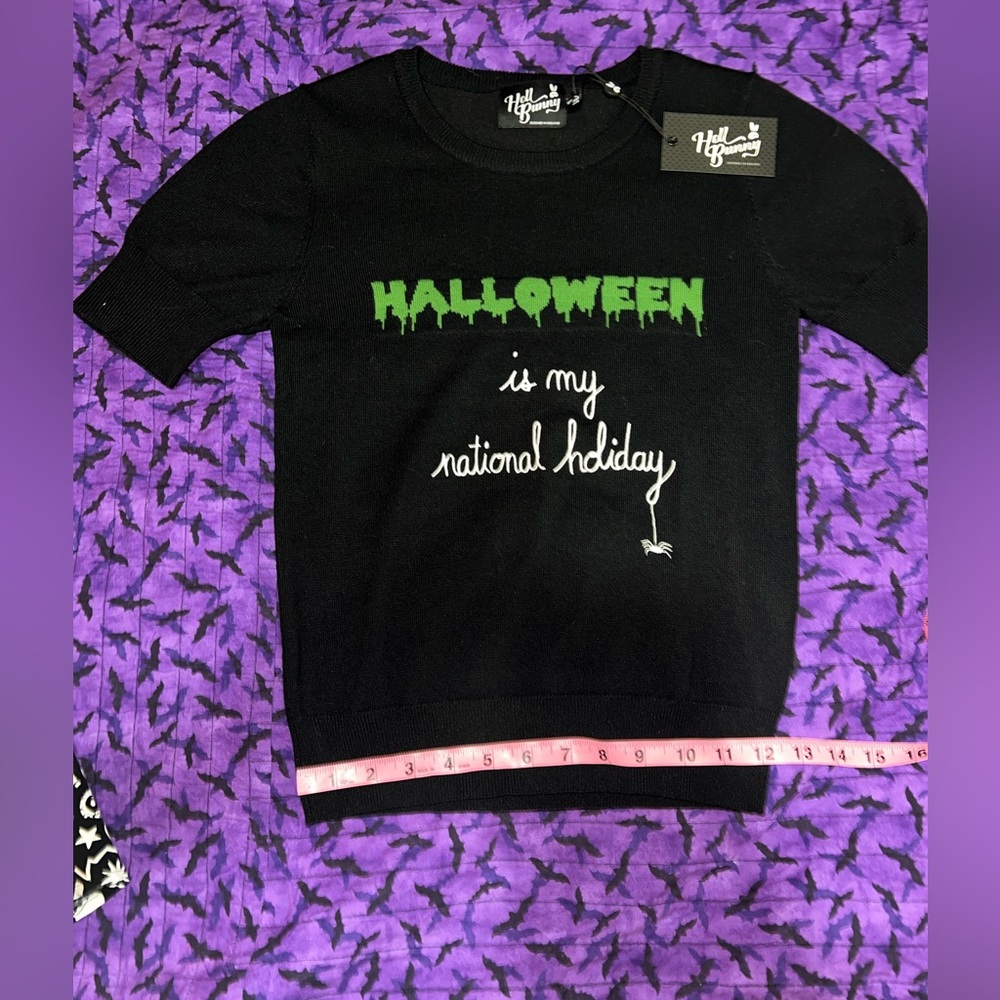 Modcloth Hell Bunny Halloween sweater NWT